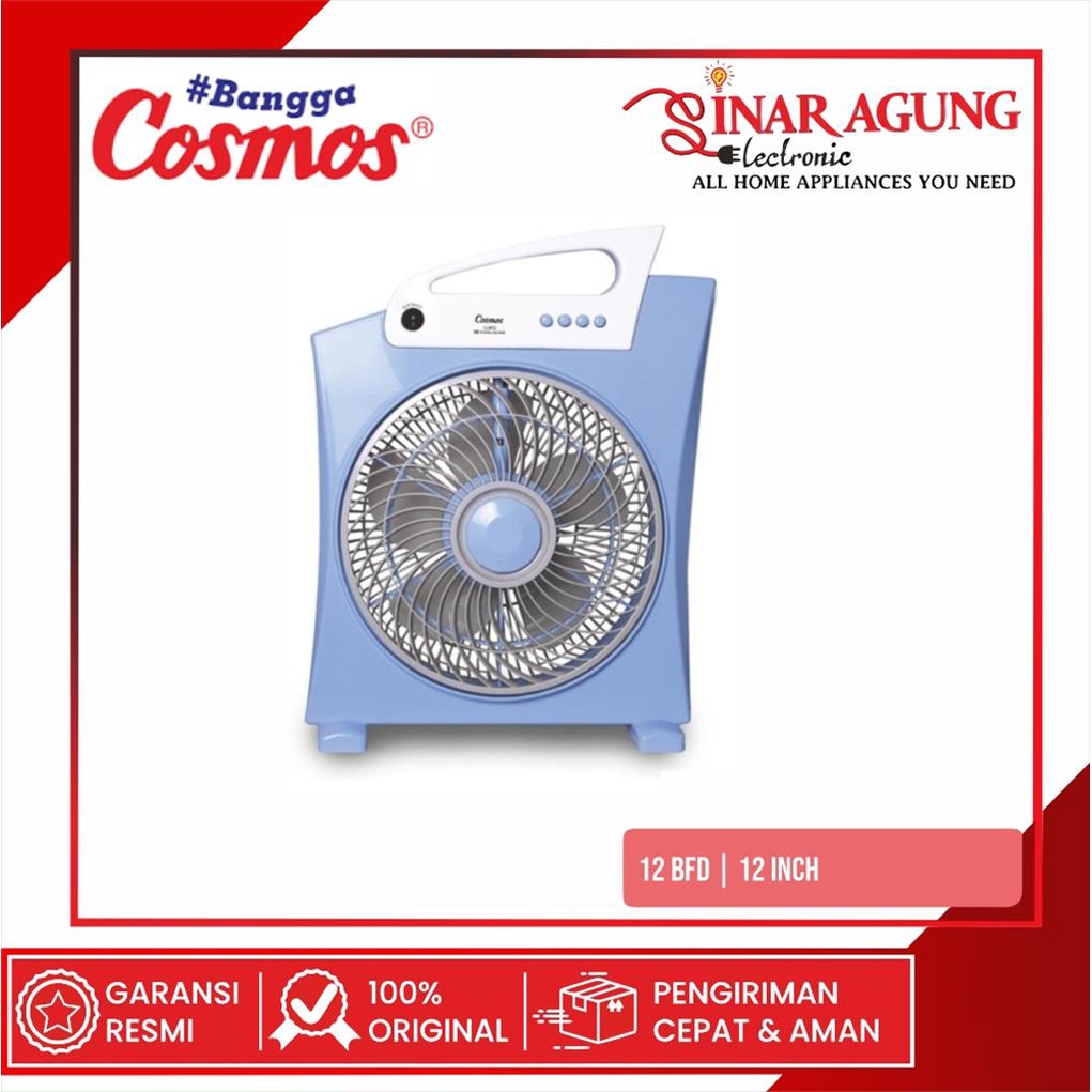 KIPAS ANGIN BOX FAN 12 INCH 12BFD / 12 BFD (100% ORI)