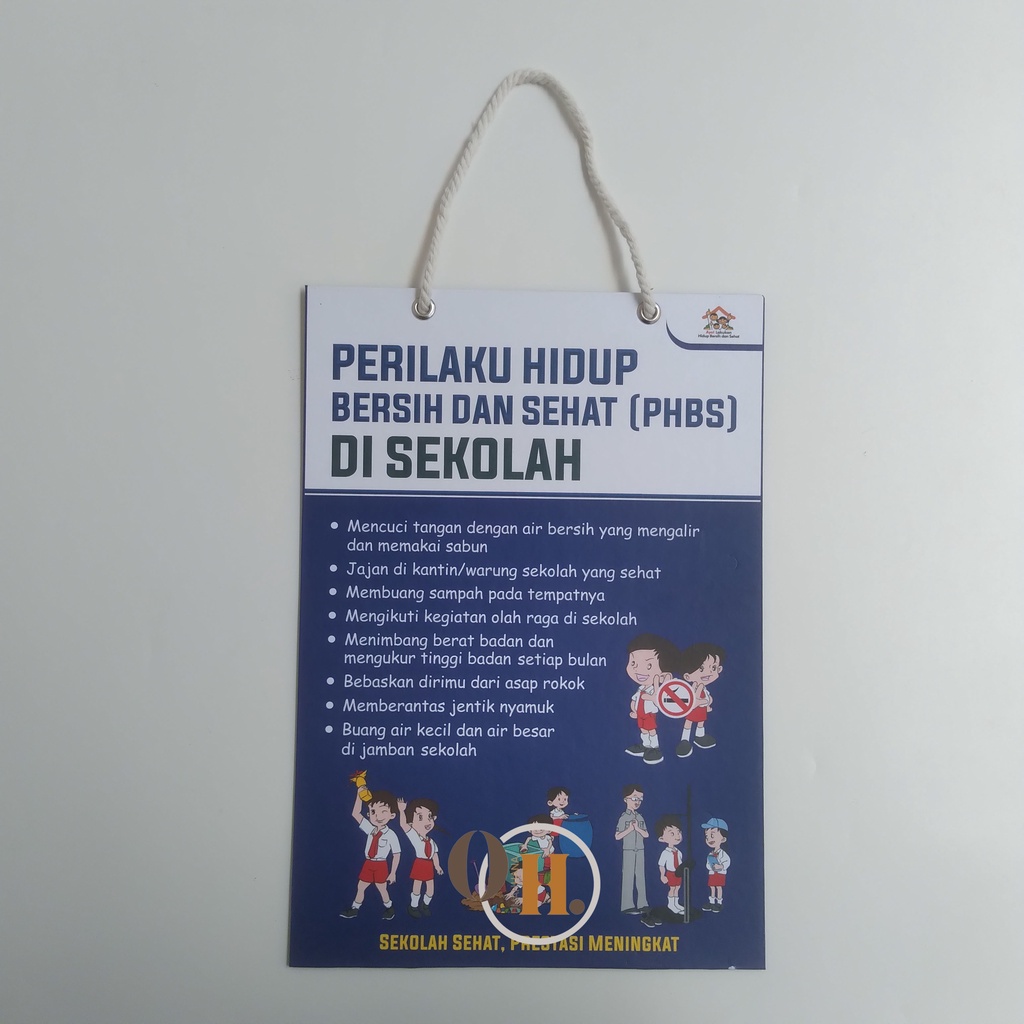 

Hard poster perilaku hidup bersih dan sehat di sekolah - PHBS di sekolah