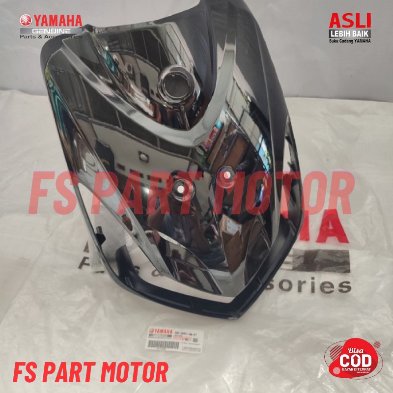 TAMENG DASI DEPAN YAMAHA MIO SMILE WARNA HITAM ORIGINAL 28D-F8311-00-P1