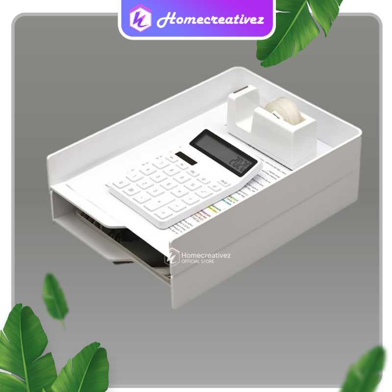 

Homecreativez- Kaco LEMO Rak Organizer Penyimpanan Arsip Kertas A4 2 Pcs - K1414