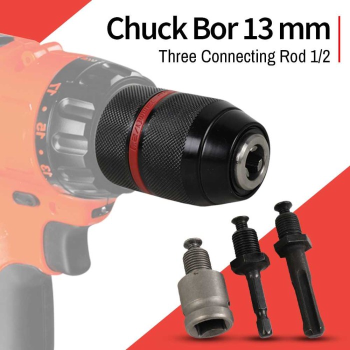 

TRFF Chuck Bor 13mm Ratchet Adapter Three Connecting Rod 1/220 UNF XDZ1ZW