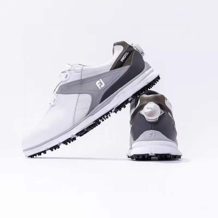 Sepatu Golf pria Pro SL Golf shoes boa abu FJ