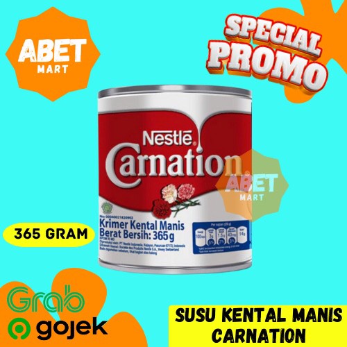 

Susu Kental Manis Kaleng Carnation 365 Gr - SKM 365gr Can Karnetion