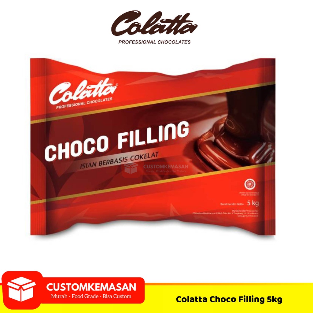 

Colatta Choco Filling / Coklat Collata / Choco Filling Colatta 5kg / Coklat Filling / Filling Coklat