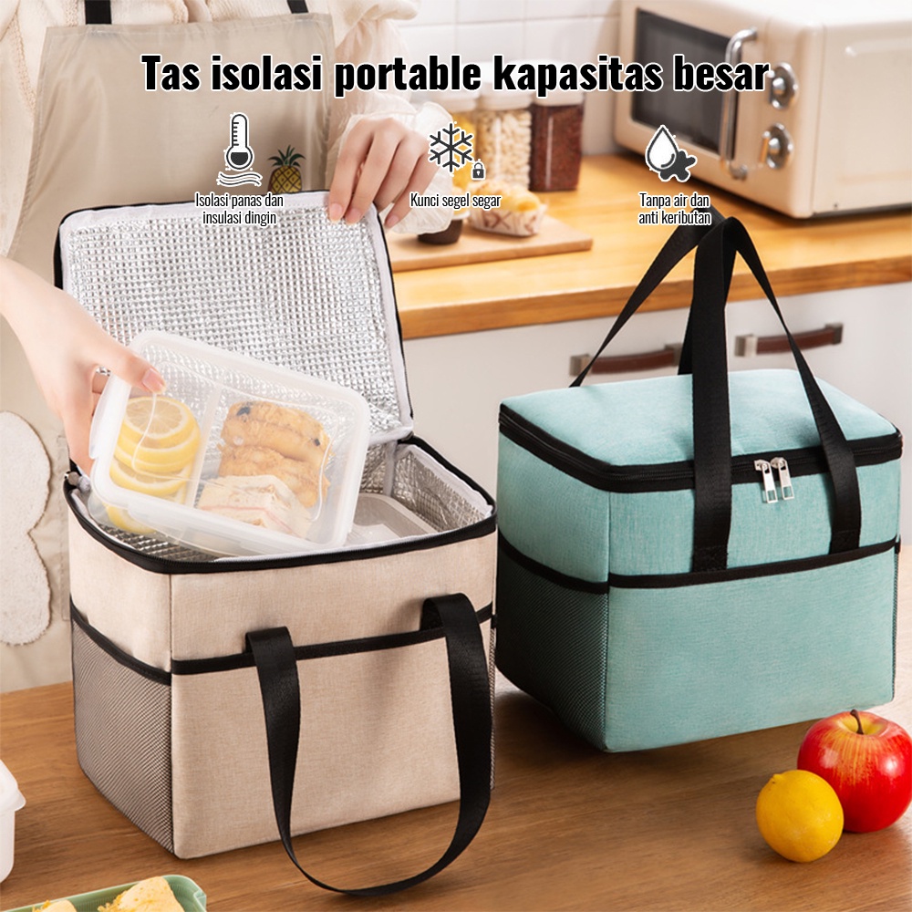 Tas isolasi Makanan Makanan Tas Tas Tas YCJ207 Cooler Bag Premium Tas Bekal Besar