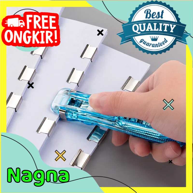 

Nagnaa ~ ECS Stapler Klip Kertas 60 Lembar Binding Paper Clip - OBS-2647