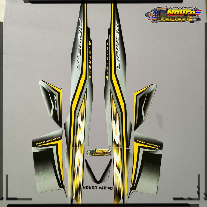 COD striping yamaha vega r new sirius rc kuning silver thailand thailook  LIGHT888