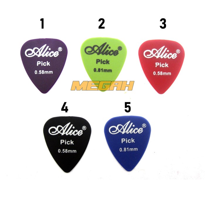 Pick Gitar Akustik Alice / PICK GITAR ALICE (AM438) - Ungu