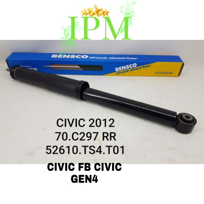 SHOCKBREAKER BELAKANG HONDA CIVIC FB CIVIC GEN4 2012-2016 ORI BENSCO