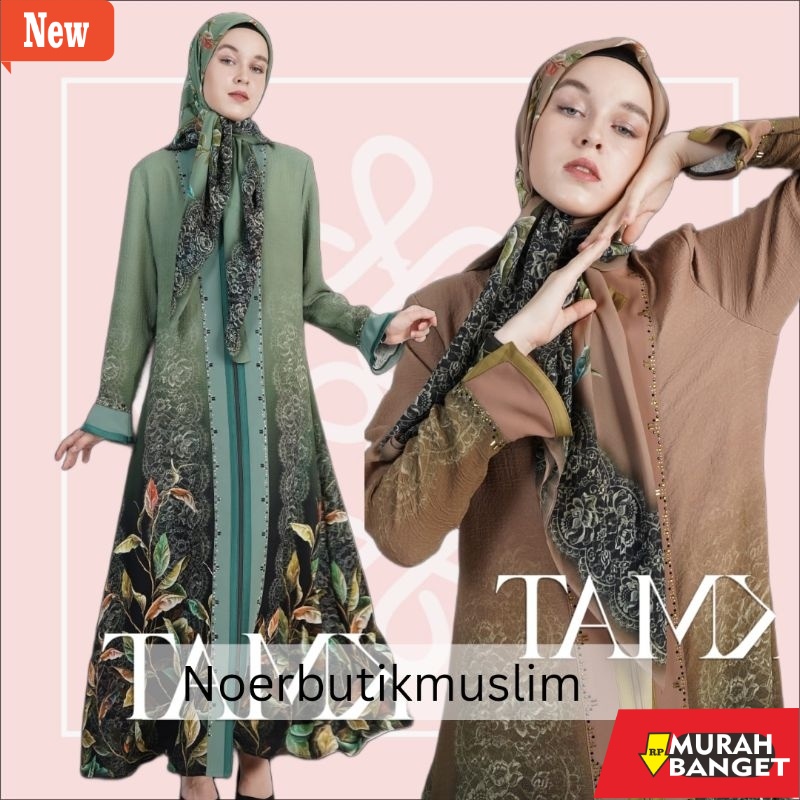 dijamin awet dan asli- Hikmat Fashion Original A5633-08 Abaya Hikmat  noerbutikmuslim  Gamis turki G