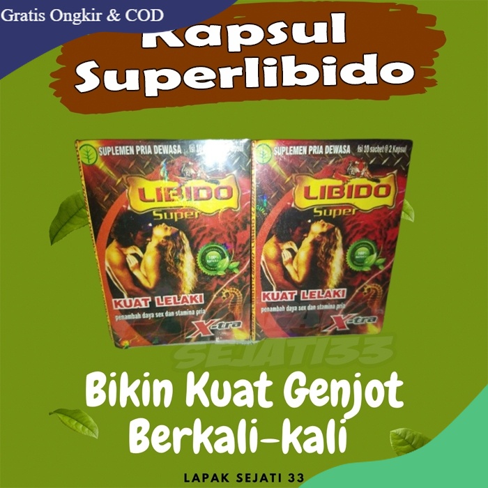Jamu Herbal Kapsul Super Libido 1 Box Original