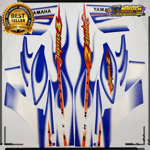 COD striping yamaha jupiter z biru putih 2005  standar LIGHT888