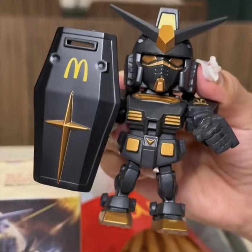 Gantungan Kunci Gundam X Mcd Versi Angus Souvenir Keychain Gundam Action Figure