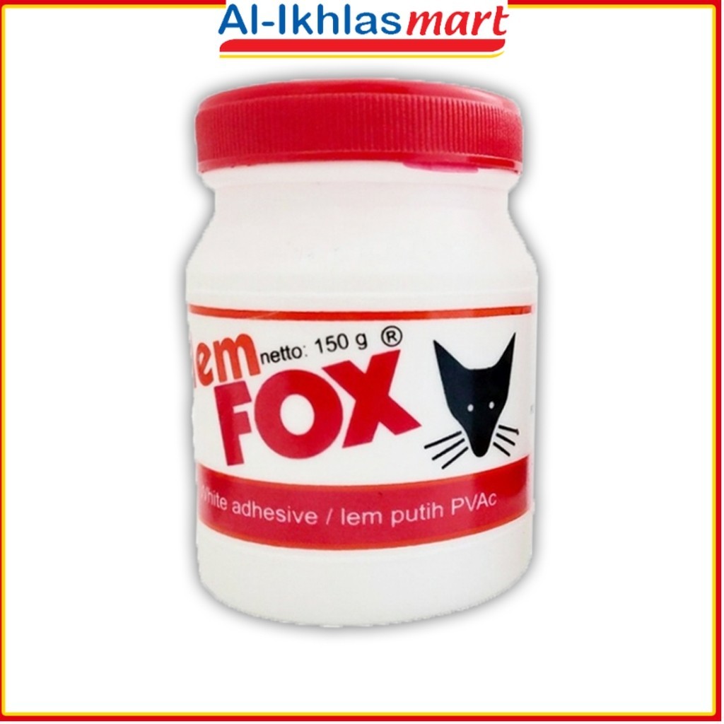 Lem Fox Putih 150 Lem Putih Fox Pvac 150 gr Fox Lem Pvac 150 gram Glue