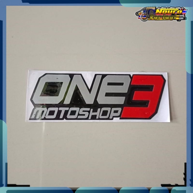 Sticker Stiker cutting one motoshop 3 berkualitas bagus