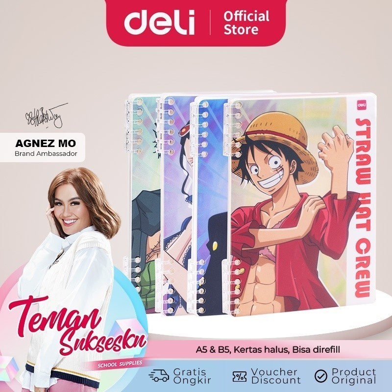 

Deli Binder Book / Notebook One Piece Cover Plastik B5 - EN010