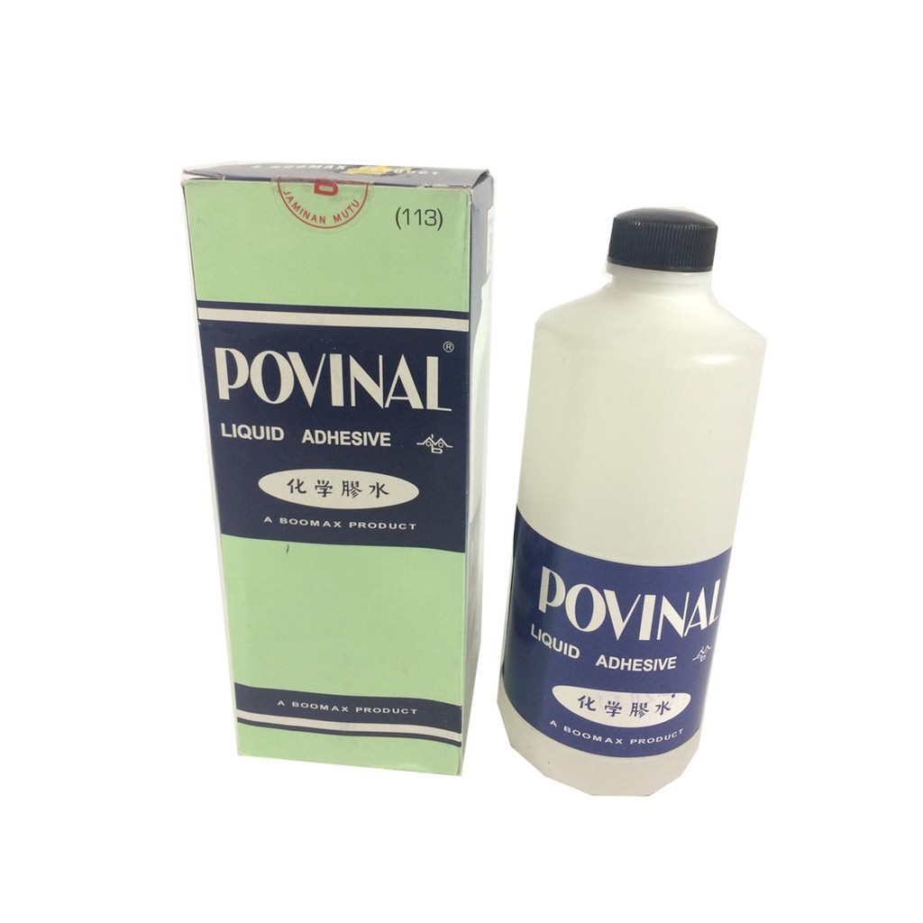 

Lem Kertas Cair / Liquid Adhesive Jumbo - Povinal 113 500 ml