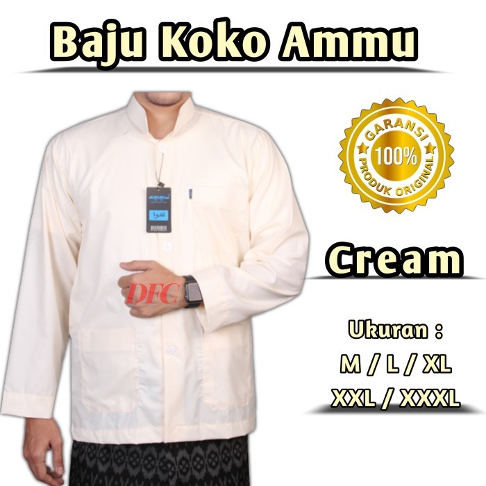 B_G/Baju Muslim Style Keren/BAJU KOKO AMMU COLLECTION BAJU KOKO PAKAIAN MUSLIM PRIA LENGAN PANJANG -