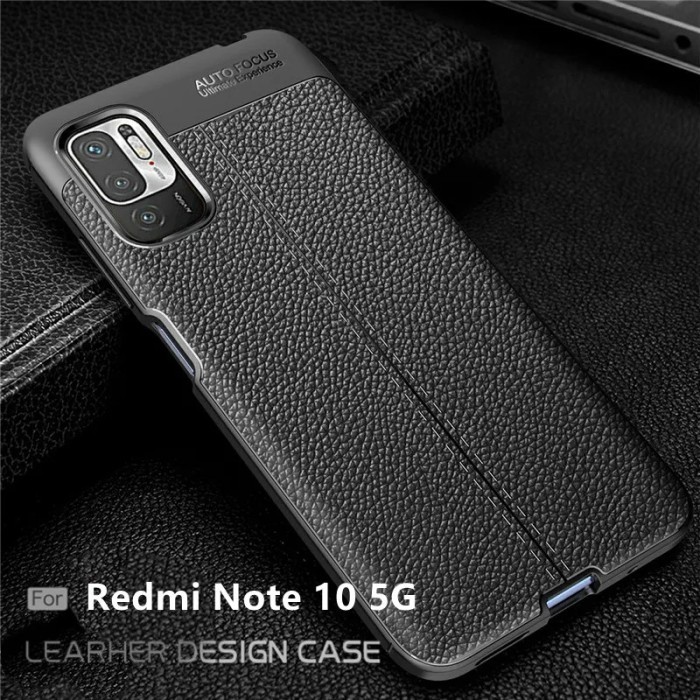 CASE POCO M3 PRO 5G / REDMI NOTE 10 5G  AUTOFOCUS CARBON KULIT LEATHER - REDMI NOTE10 5G, AUTOFOCUS 