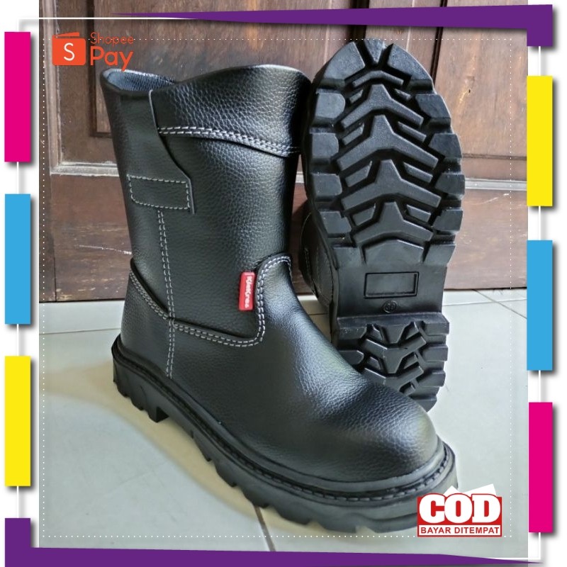 [PREMIUM ORIGINAL] Sepatu safety boot pria King Kickers Anti slip Sepatu boot safety pria wanita Pro