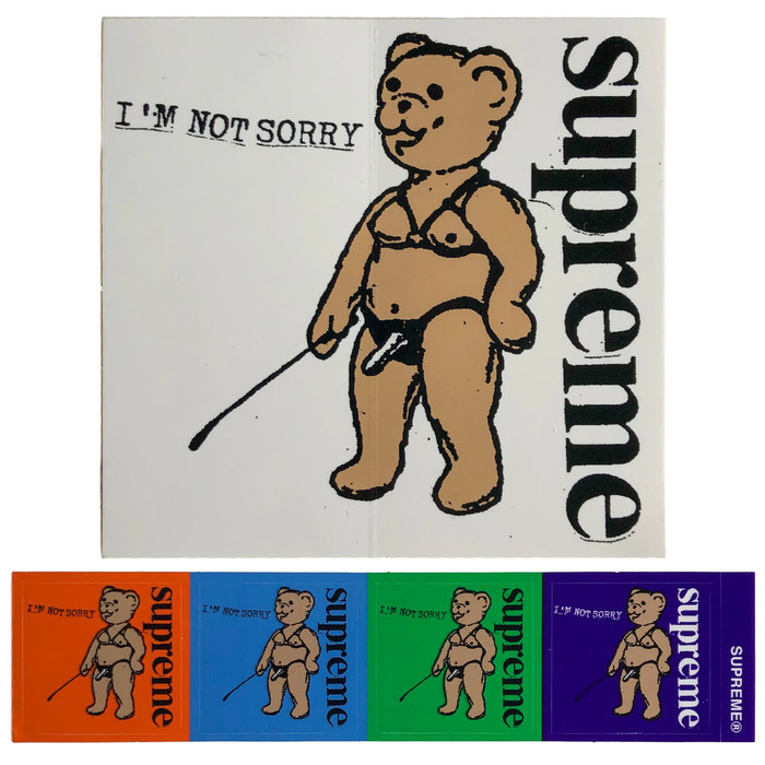 

Sticker Supreme Original: I'm Not Sorry SS21