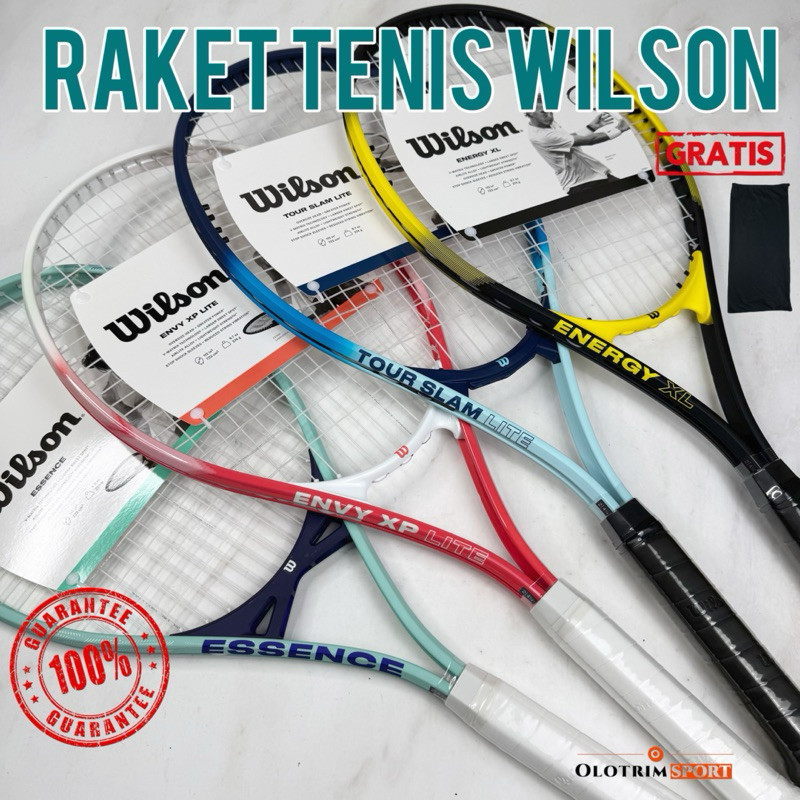 Raket Tenis WILSON ESSENCE ENVY XP LITE TOUR SLAM LITE ENERGY XL Wilson 100% ORIGINAL WILSON