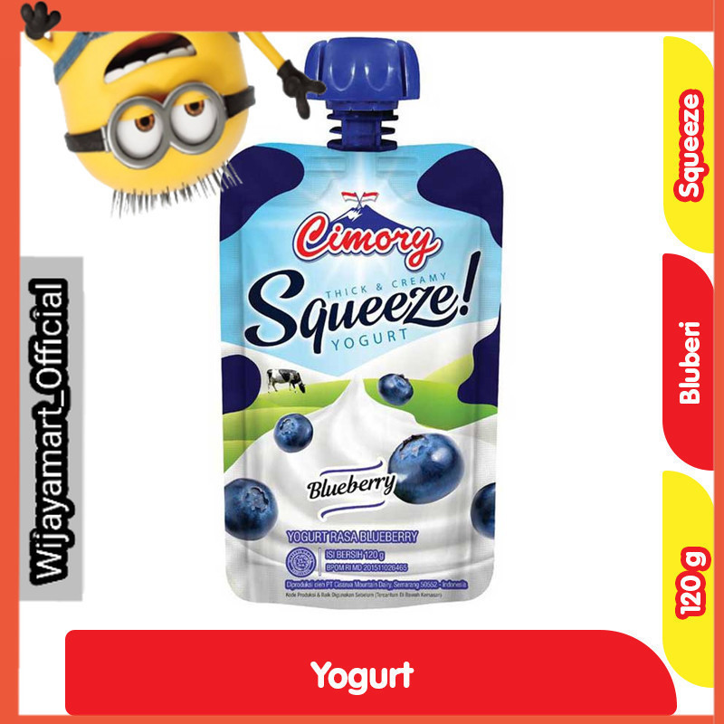

Cimory Yogurt Squeeze Bluberi 120 g