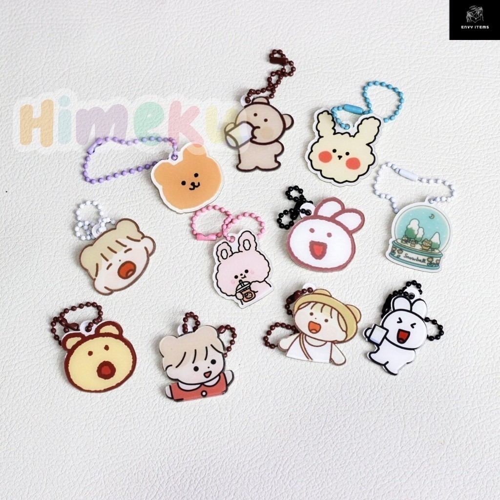 Himeku KEYCHAIN AKRILIK - Gantungan Kunci & Tas - Aksesoris Hiasan Tas