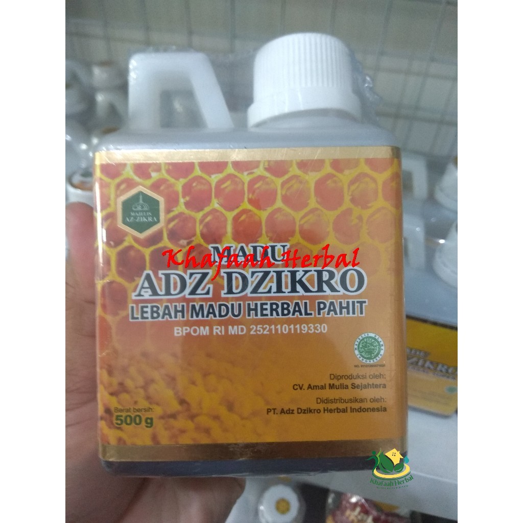 

ADZ DZIKRO Madu Adz Dzikro Herbal Pahit 500 gram