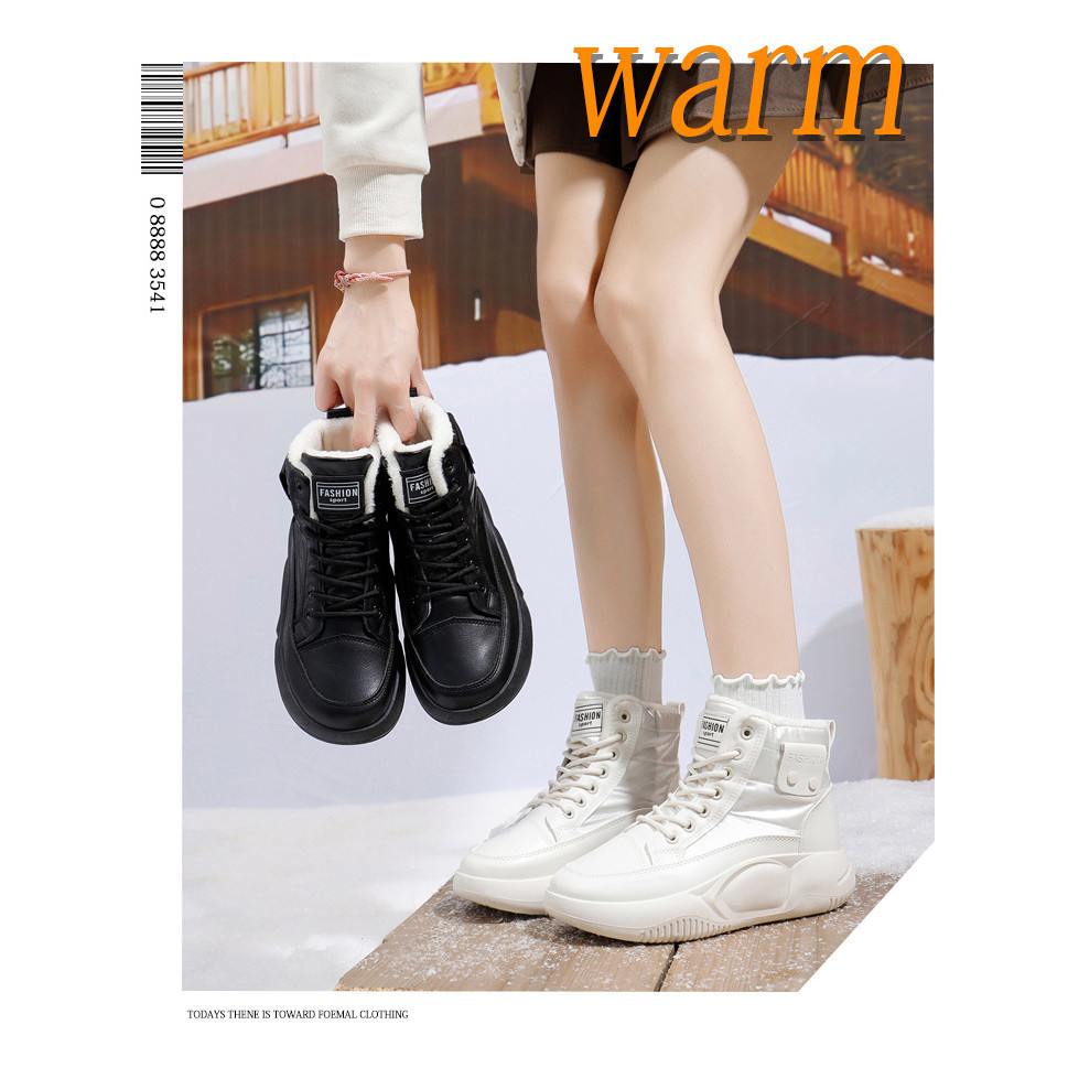 NOONA WOMAN WINTER THERMAL BOOTS IMPORT SEPATU WANITA MUSIM DINGIN