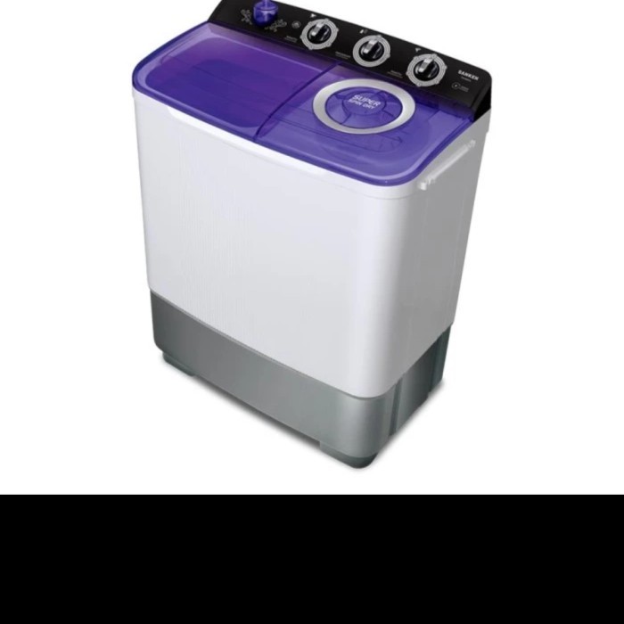 mesin cuci sanken 2 tabung 7kg tw 883 evl