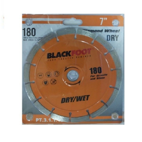 BLACKFOOT MATA GERINDA DIAMOND WHEEL 7 INCH 180mm DRY