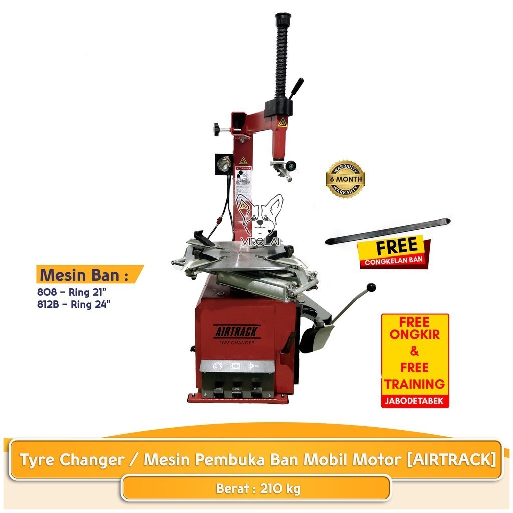 Tyre Changer Mesin Pembuka Ban Mobil Motor [Airtrack] GARANSI R20-R24