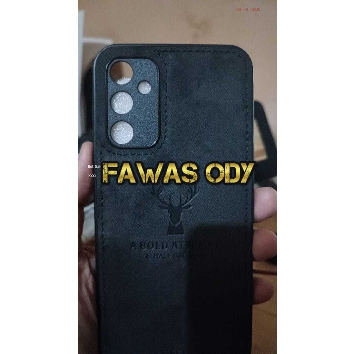 Case Cloth Jeans / Casing Cover Leather Tpu Canvas Rusa Casing SAMSUNG A14 5G
