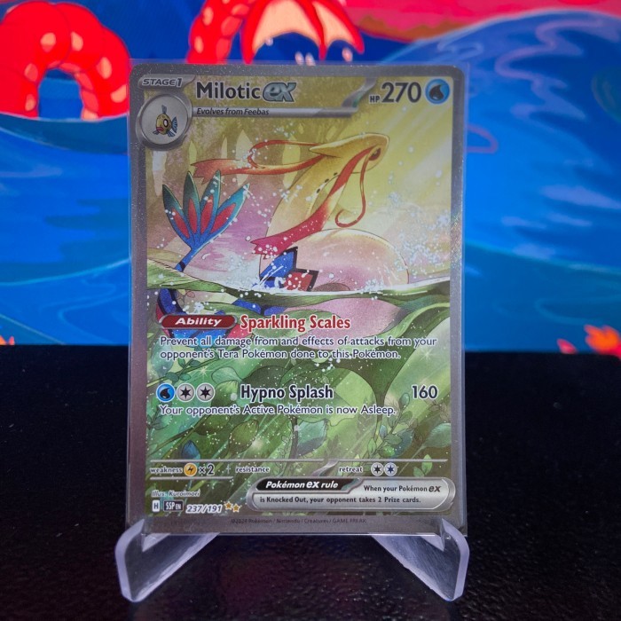 pokemon tcg surging sparks milotic ex sar 235/191 english