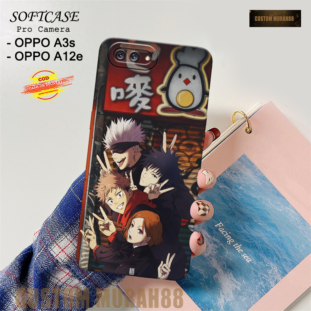 Case Oppo A3s & A12e Terbaru - Fashion Case ANIME - Casing Hp Oppo A3s & A12e - Softcase Pro Camera 