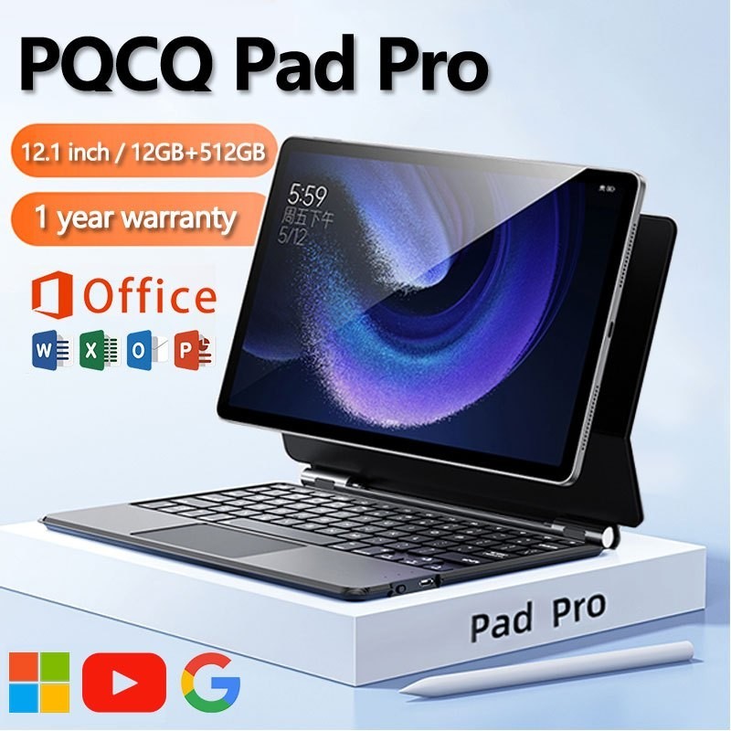 【Bisa COD】Tablet PC Asli Pad Pro 12GB+512GB Tablet Android 12.1inch Layar Full Screen Layar Besar 5G