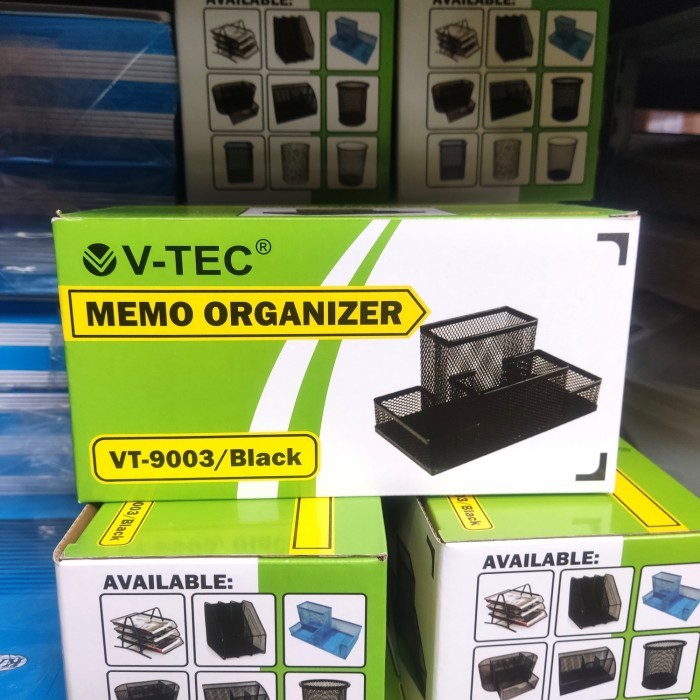 

Memo Organizer / desk organizer / tempat pensil V-Tec VT 9003 black