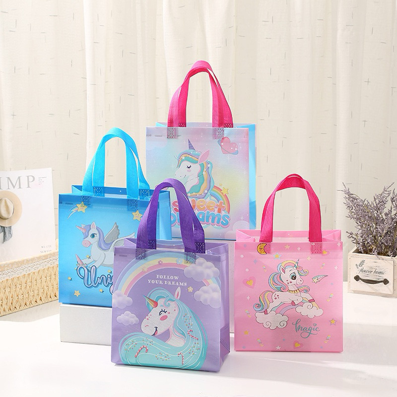 

LUCKY TAS KADO ULANG TAHUN UNICORN GOODIE BAG WATERPROOF HAMPER LUCU