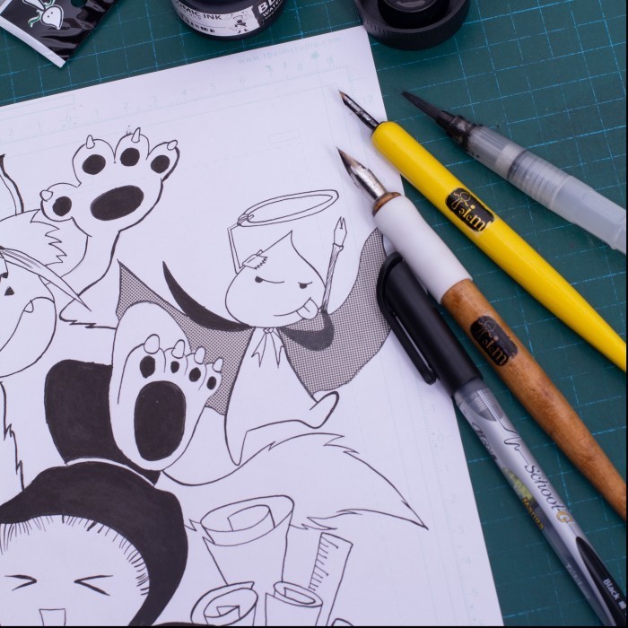 

manuscrip manga paper ukuran A4 merek eiem seri zeero