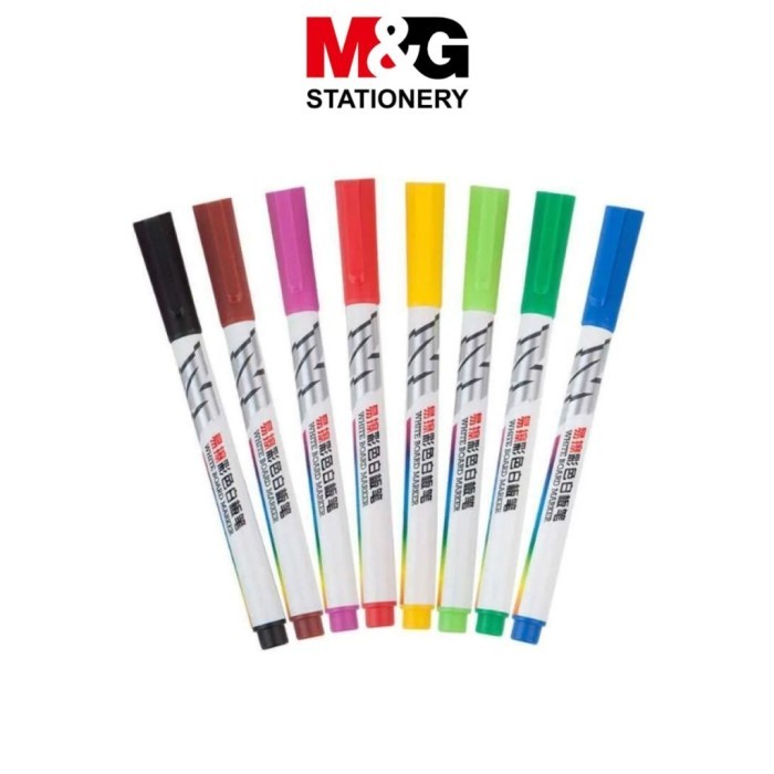 

WhiteBoard Marker 8 Warna M&G AWMY2301 Spidol WhiteBoard 8 Colors - M&G 8 WARNA, SPIDOL AWMY2301
