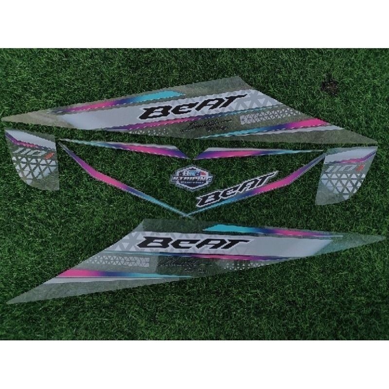 Striping Honda Beat Fi 2013/2014/2015 Transparan List Vietnam Diesel | Stiker Beat Street 2016/2017/