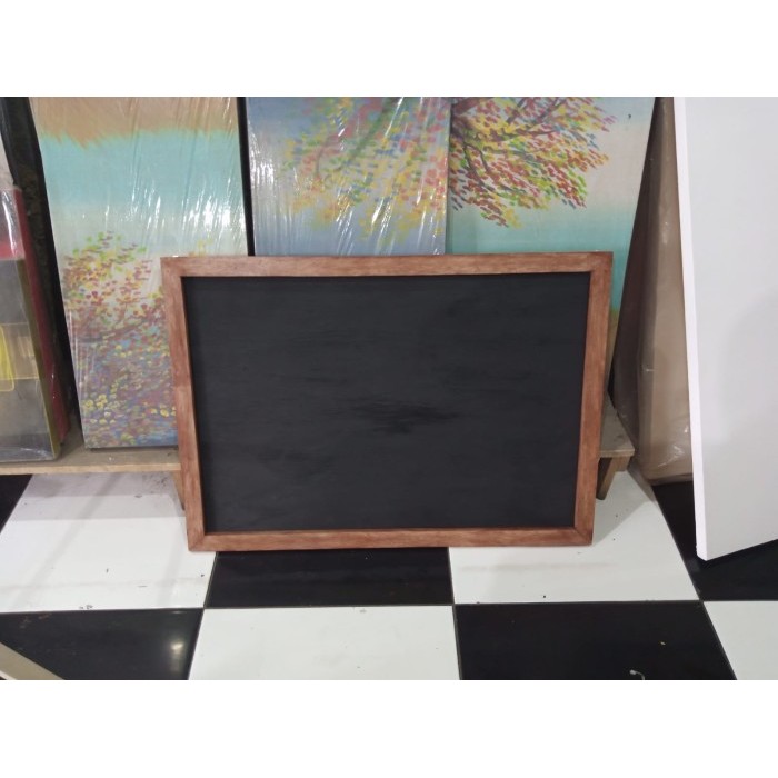 

Papan Tulis Hitam Black Board Cafe 40x60 cm