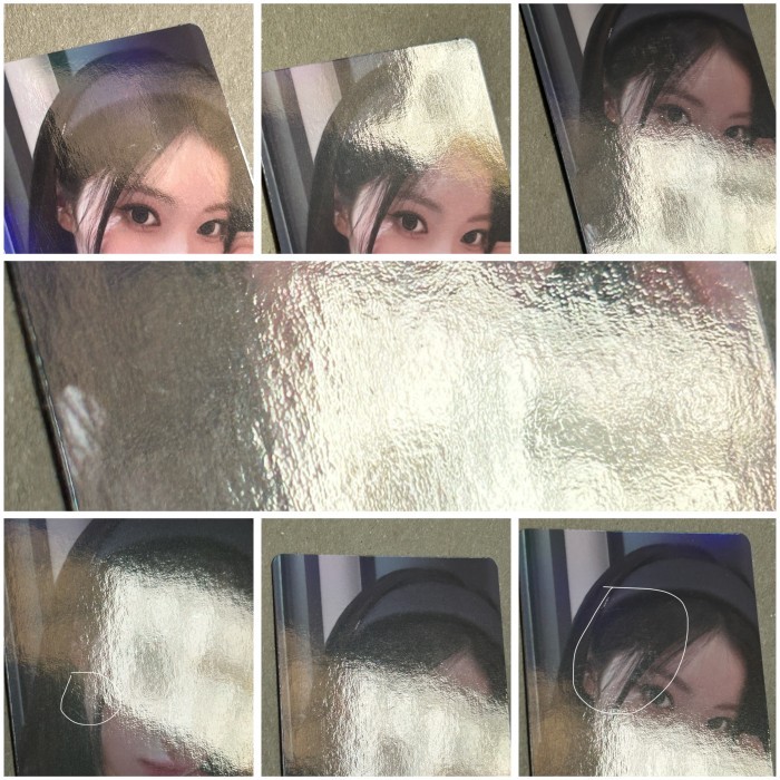 (Baca Deskripsi) BABYMONSTER - Drip Official Photocard Hologram YG TAG First Edition Set Damage - Ru