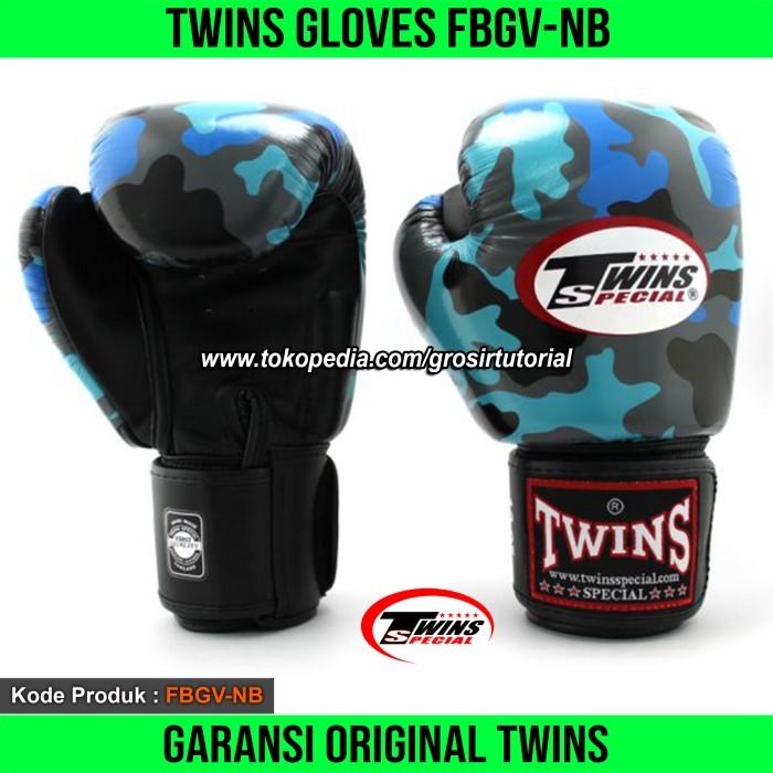 Sarung Tinju Twins FBGV-NB, Boxing Gloves Twins, MuayThai Gloves Twins - 14 OZ