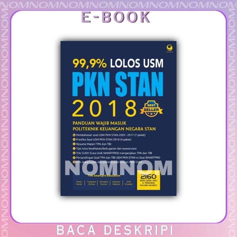 

[Indonesia] 99,9% LOLOS USM PKN STAN 2018