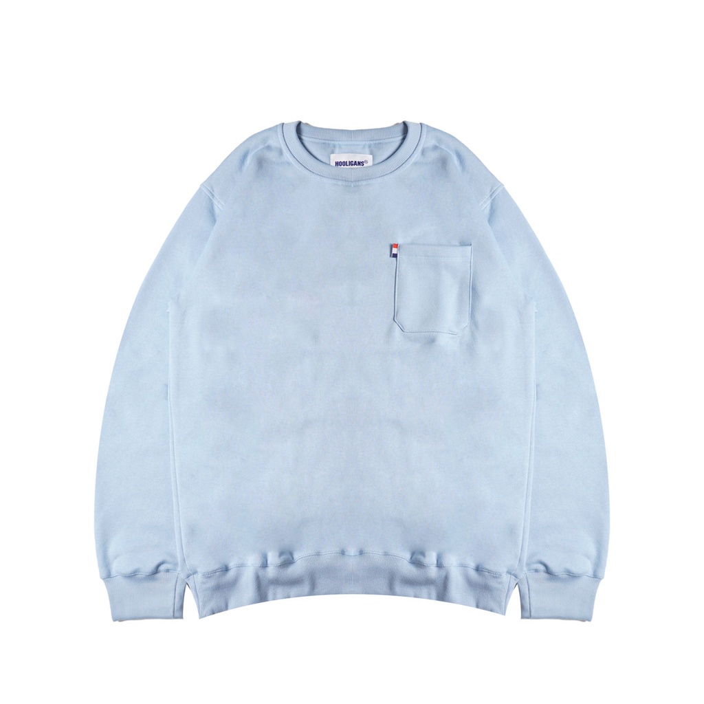 Hooligans Crewneck Bold Klein Dusty Blue