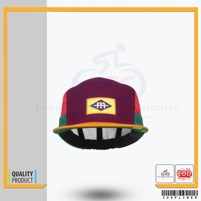 Topi Sepeda Cap MCC Metaphor Bridge Cycling Cap Sepeda Roadike Gowes - M