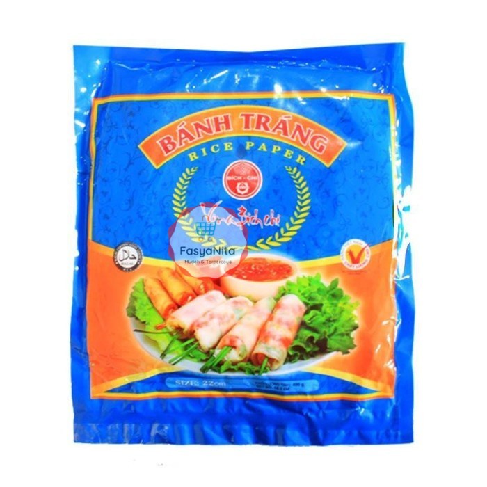 Rice Paper / Vietnam Spring Roll - 22 cm 400gr - FasyAnita Mart Denpasar