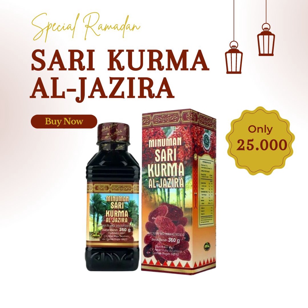 

Sari Kurma Aljazira ORIGINAL 360gram